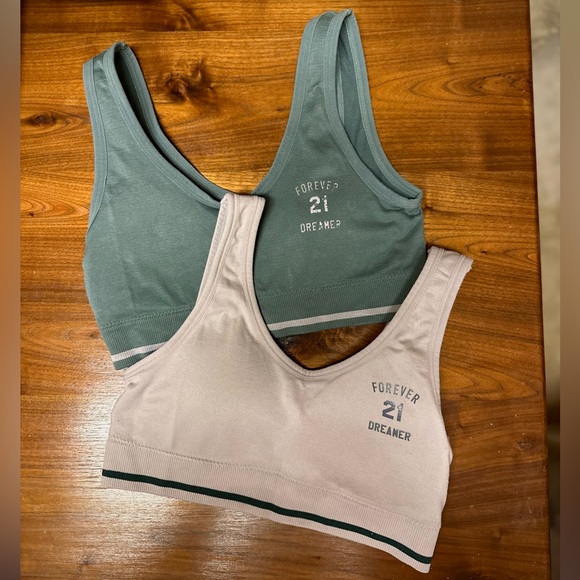 BUNDLE (2) Forever 21 Sports Bras (Medium) - Picture 2 of 6